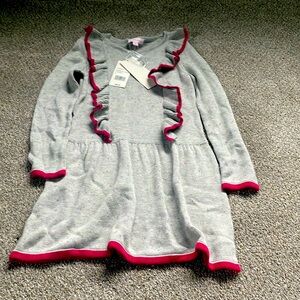 Girls sweater dress size 6 NWT